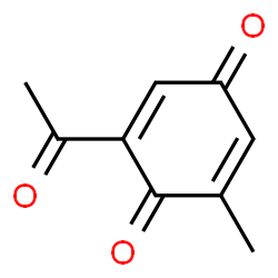 2,5-Cyclohexadiene-1,4-dione, 2-acetyl-6-methyl- (9CI)结构式