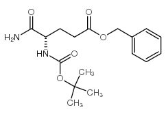 S)- N-(苄氧羰基)酰胺谷氨酸Γ-苄酯结构式