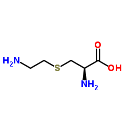 3-[(2-氨基乙基)硫代]-L-丙氨酸结构式