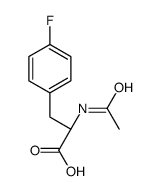 (2S)-2-acetamido-3-(4-fluorophenyl)propanoic acid Structure