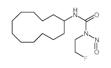 1-Cyclododecyl-3-(2-fluoroethyl)-3-nitrosourea结构式