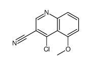 4-Chloro-5-methoxy-3-quinolinecarbonitrile Structure