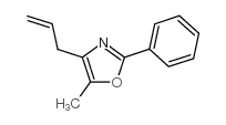 5-methyl-2-phenyl-4-(2-propenyl) oxazole Structure