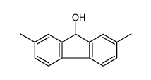 2,7-dimethyl-9H-fluoren-9-ol结构式