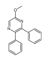 5-methoxy-2,3-diphenylpyrazine Structure