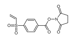 4-乙烯基磺酰基苯甲酸-NHS结构式