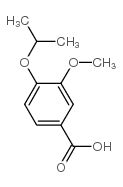4-异丙氧基-3-甲氧基苯甲酸结构式