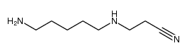 N-(2-cyanoethyl)-1,5-diaminopentane结构式