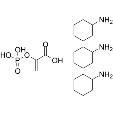 Tricyclohexanaminium 2-(phosphonatooxy)acrylate Structure