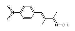 3-methyl-4-(4-nitrophenyl)-3-butene-2-one oxime Structure