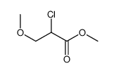 methyl 2-chloro-3-methoxypropanoate结构式