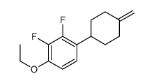 1-ethoxy-2,3-difluoro-4-(4-methylidenecyclohexyl)benzene结构式