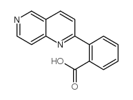 2-(1,6-萘啶-2-基)苯甲酸结构式