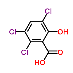 3,5,6-Trichlorosalicylic acid structure