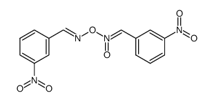 (1E)-N-(((3-nitrobenzylidene)amino)oxy)-1-(3-nitrophenyl)methanimine oxide Structure