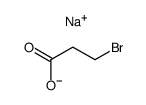 sodium salt of bromopropionic acid Structure
