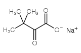 3.3-二甲基-2-酮丁酸钠结构式