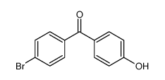 (4-溴苯基)(4-羟基苯基)甲酮结构式