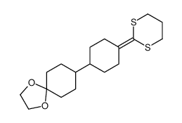 8-[4-(1,3-dithian-2-ylidene)cyclohexyl]-1,4-dioxaspiro[4.5]decane Structure