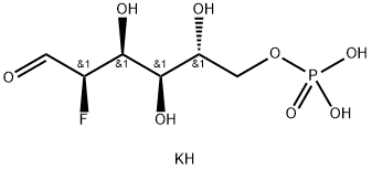 2-脱氧-2-氟-D-葡萄糖-6-磷酸二钾盐结构式