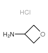 氧杂环丁烷-3-胺盐酸盐结构式