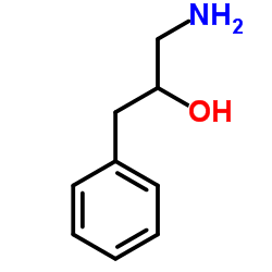 1-氨基-3-苯基丙烷-2-醇结构式