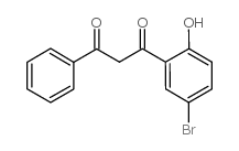 1-(5-溴-2-羟基苯基)-3-苯基-1,3-丙二酮结构式
