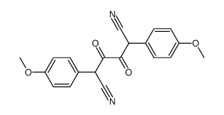 2,5-bis-(4-methoxy-phenyl)-3,4-dioxo-adiponitrile Structure