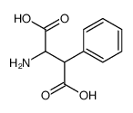 2-amino-3-phenylbutanedioic acid Structure
