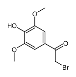2-bromo-1-(4-hydroxy-3,5-dimethoxyphenyl)ethanone结构式