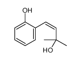 2-(3-hydroxy-3-methylbut-1-enyl)phenol结构式