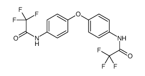 2,2,2-trifluoro-N-[4-[4-[(2,2,2-trifluoroacetyl)amino]phenoxy]phenyl]acetamide Structure