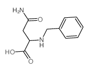 4-amino-2-(benzylamino)-4-oxobutanoic acid Structure