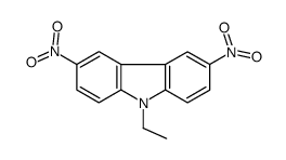 9-ethyl-3,6-dinitrocarbazole结构式