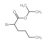 Hexanoic acid,2-bromo-, 1-methylethyl ester Structure