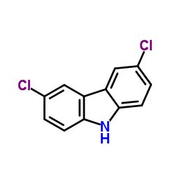 3,6-二氯咔唑结构式