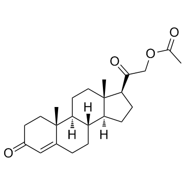 Deoxycorticosterone acetate Structure