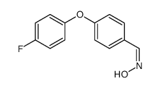 N-[[4-(4-fluorophenoxy)phenyl]methylidene]hydroxylamine Structure