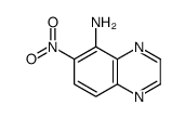6-nitroquinoxalin-5-amine Structure