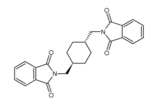 trans-1,4-bis-phthalimidomethyl-cyclohexane Structure