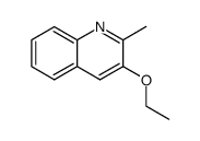 3-ethoxy-2-methyl-quinoline结构式