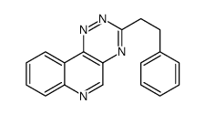 3-(2-phenylethyl)-[1,2,4]triazino[5,6-c]quinoline结构式