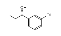 (R)-3-(1-hydroxy-2-iodoethyl)phenol结构式