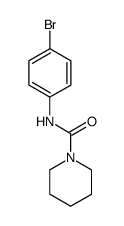 piperidine-1-carboxylic acid-(4-bromo-anilide)结构式