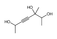3-methylhept-4-yne-2,3,6-triol结构式