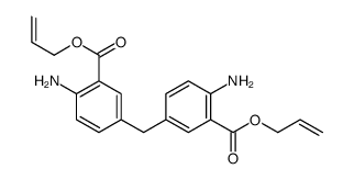 prop-2-enyl 2-amino-5-[(4-amino-3-prop-2-enoxycarbonylphenyl)methyl]benzoate结构式
