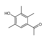 1-(4-hydroxy-2,3,5-trimethylphenyl)ethanone结构式