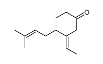5-ethylidene-9-methyldec-8-en-3-one Structure