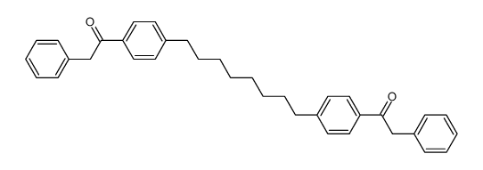 p,p'-Bis-(1-oxo-2-phenylethyl)-1,8-diphenyloctan结构式