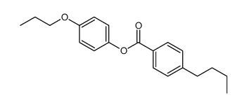 (4-propoxyphenyl) 4-butylbenzoate结构式